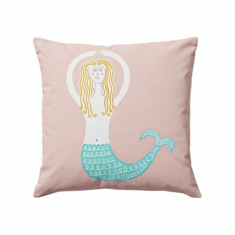 Wayne Pate Mermaid Pillow Cover
